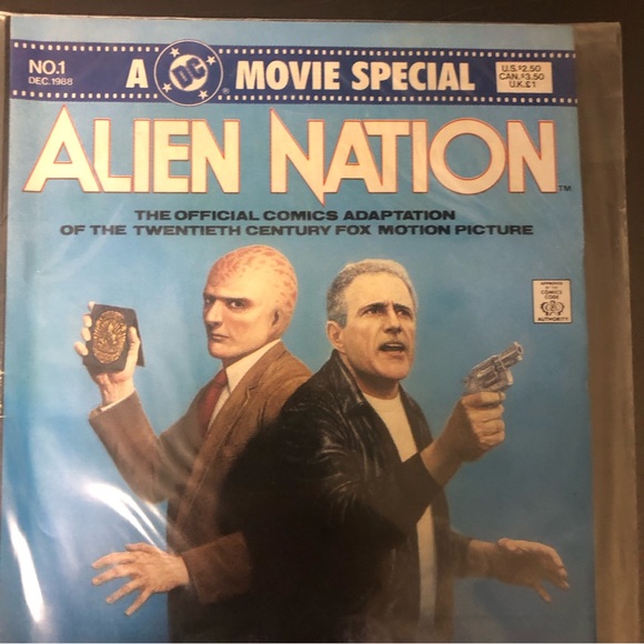 A DC Movie Special Alien Nation . Issue #1 Dec.1988 Stored in protective sleeve. - Picture 4 of 6